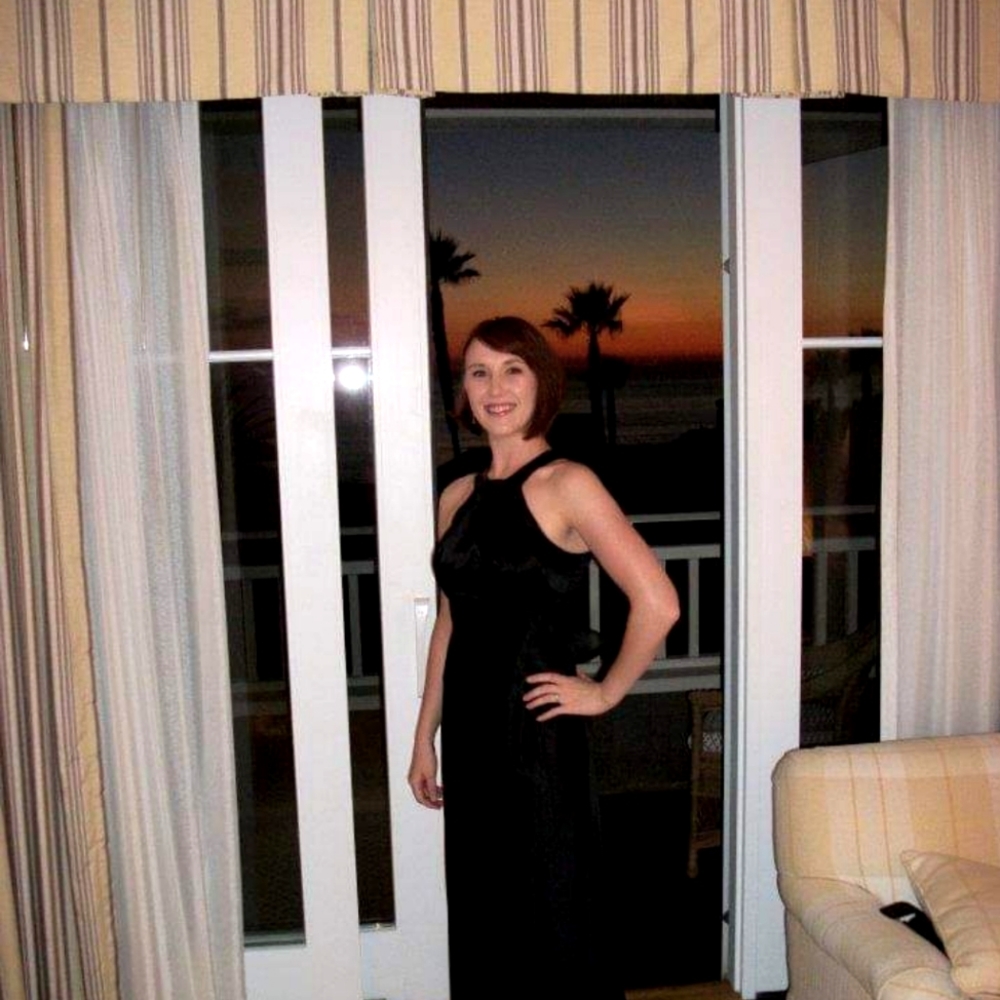 Elegant Black Calvin Klein Evening Gown